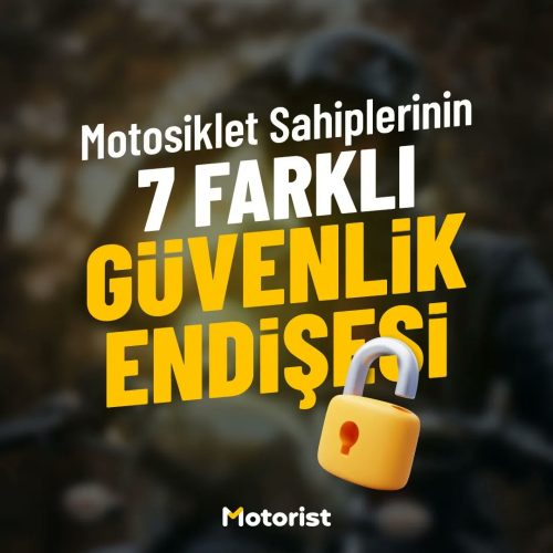 Motosiklet sahiplerinin yaşadığı güvenlik endişelerini anlatan Motorist görseli