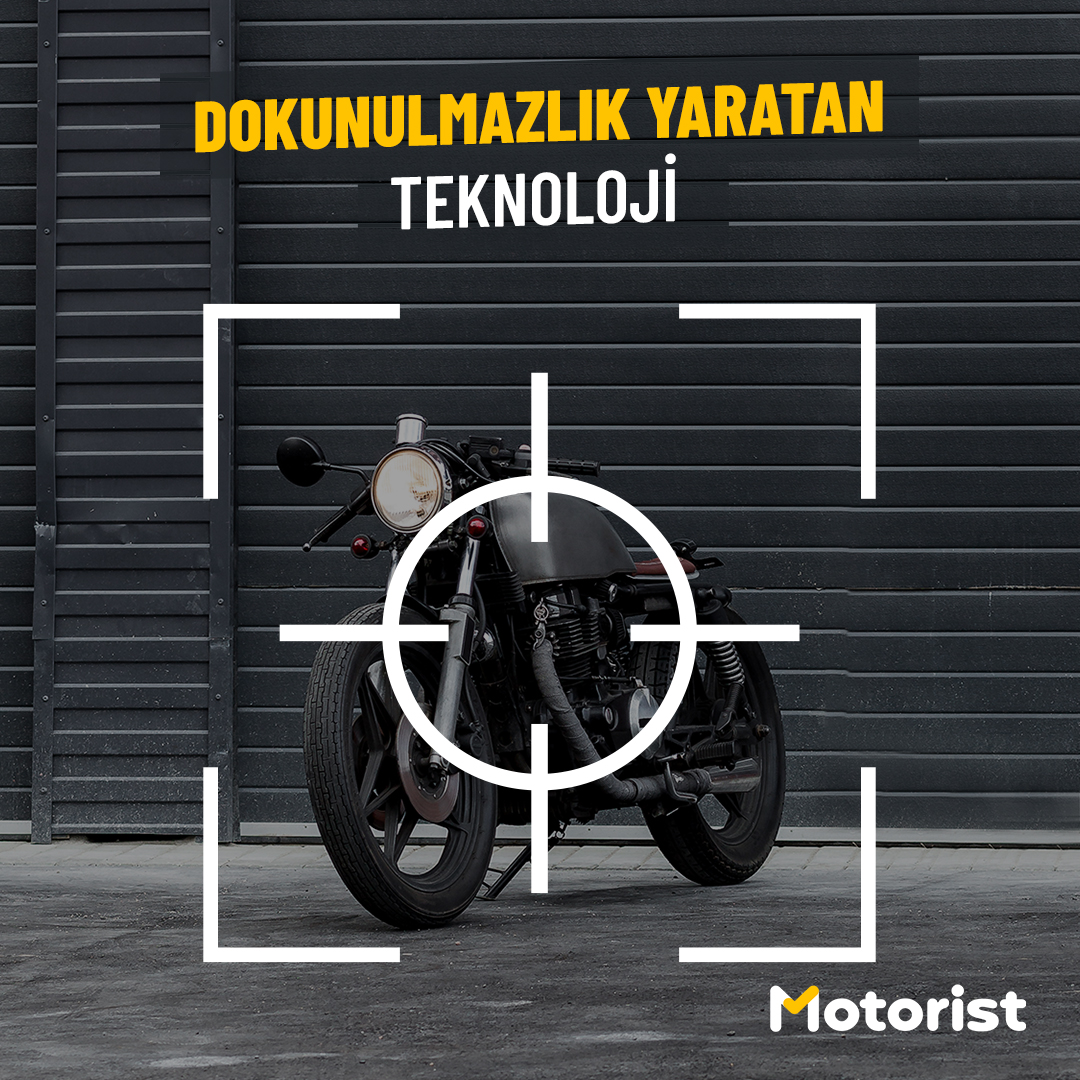Motosiklet takip sistemi ile dokunulduğu anda uyarı veren gelişmiş güvenlik teknolojisi