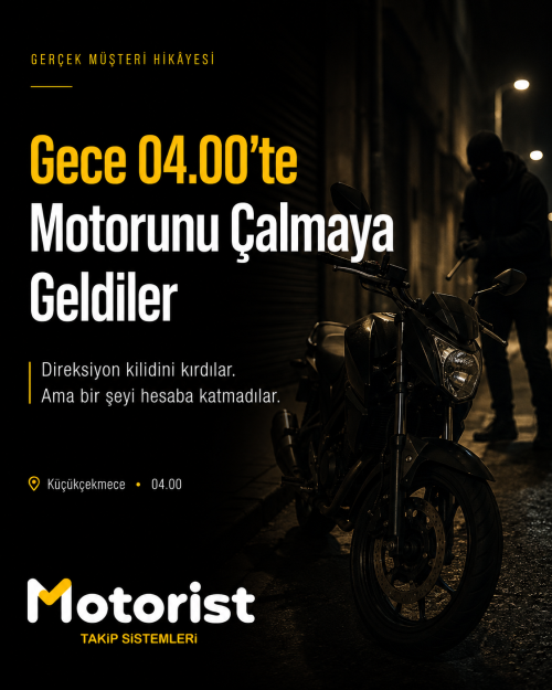 Gece 04.00’te Motorunu Çalmaya Geldiler
